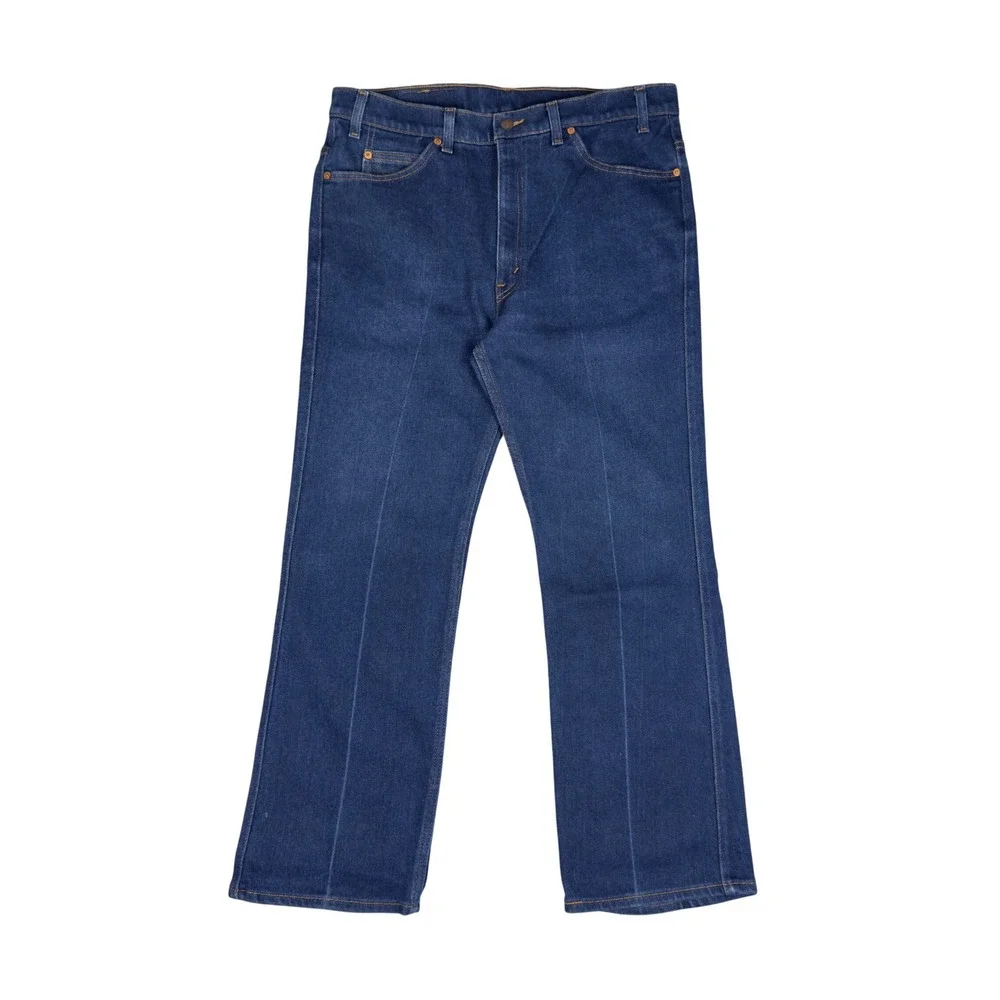 Vtg Levi's 517 Bootcut Jeans Men 38x30 (fits 36.5x28.5) Dark‎ Wash Black Tab USA
